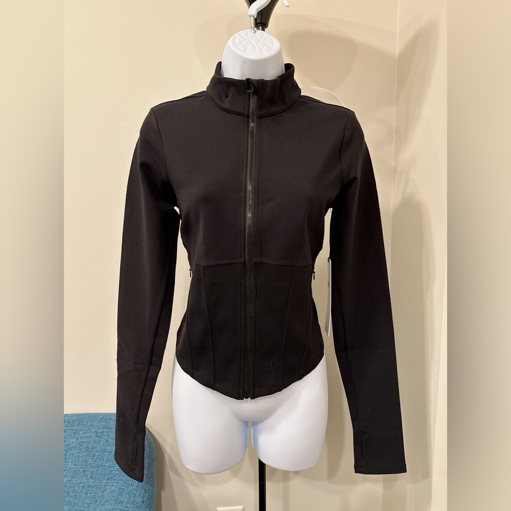 ALO Airbrush Corset Full Zip Jacket